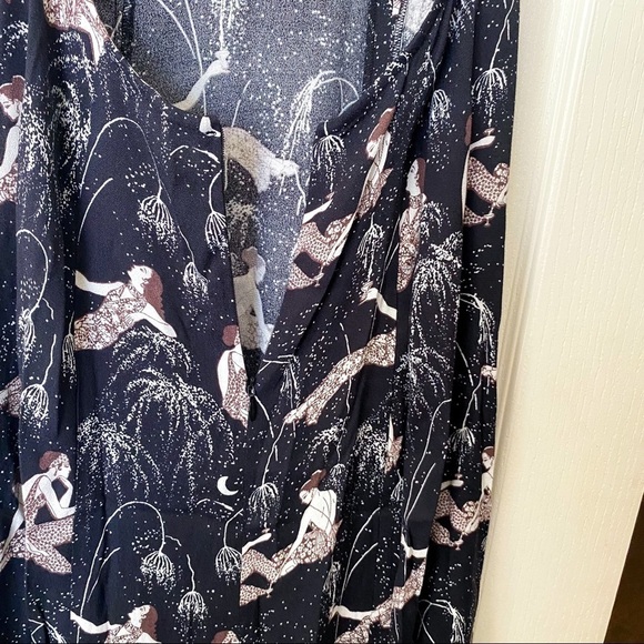 Reformation Dress Gavin Midi Slit Open Back Champagne 0 EUC - Picture 5 of 8